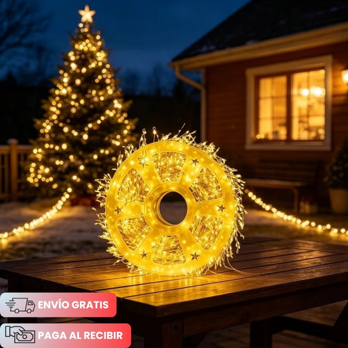 Guirnalda Brillante de Hadas 600 LEDs - Brillo mágico instantáneo