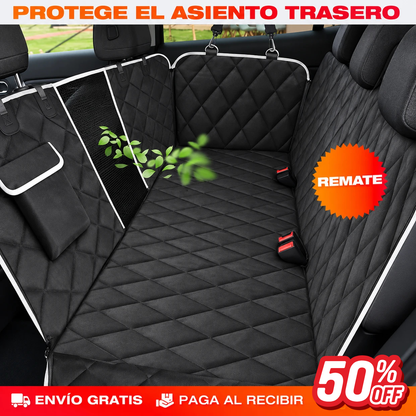 Funda Protectora de Carro para Mascotas - El perro se sube y el asiento