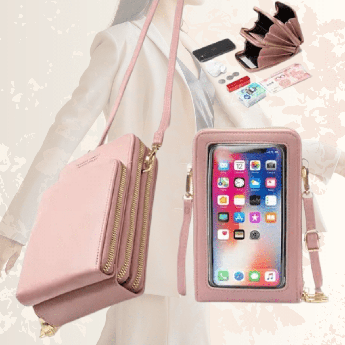 MiniBella - Oferta 2x1: Bolso porta celular y documentos👜