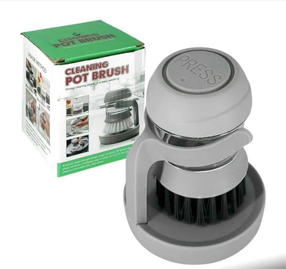Cepillo Dispensador De Jabon Con Soporte Incluido - Imagen 3