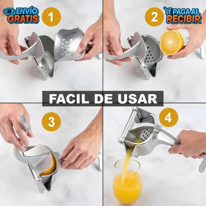JuicePro - Exprimidor de frutas metálico - Imagen 4