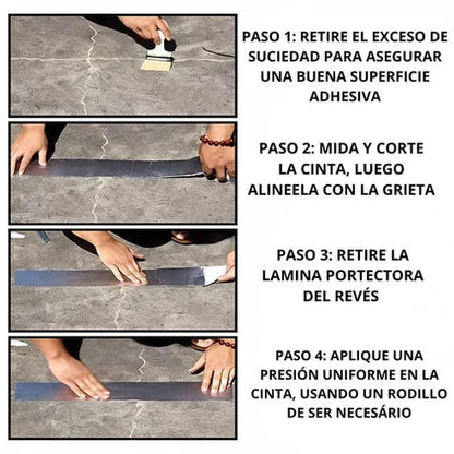 FLEX FORTE - CINTA IMPERMEABLE DE SELLADO ULTRARRESISTENTE A PRUEBA DE AGUA