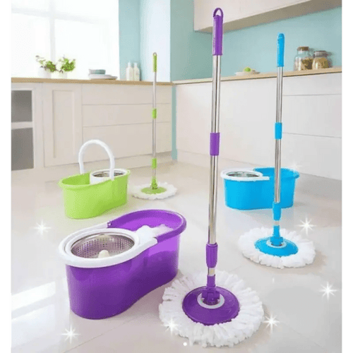 PowerMaid - Trapero Giratorio Magico Con Balde 360° -  [PROMOCIÓN DISPONIBLE SOLO HOY] LP